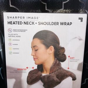 Sharper Image Gray Neck and Shoulder Wrap